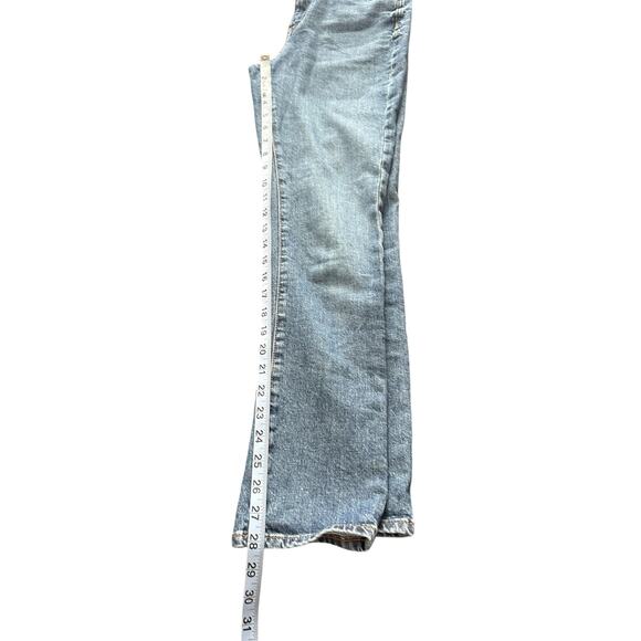 Madewell Rossie Wash The High-Rise Slim Boyjean Straight Leg Jean Size 24 - Picture 12 of 14